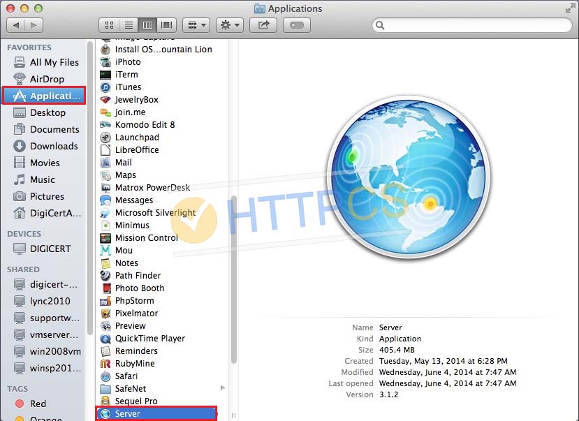 How to install an SSL certificate on OS X Server